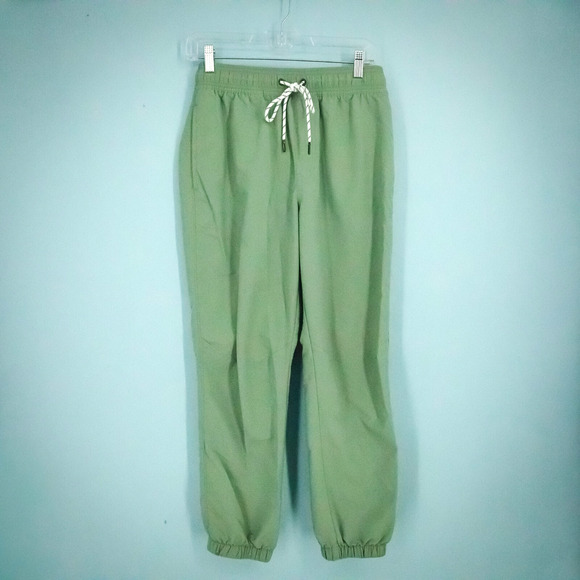 Vineyard Vines Size Medium M Green On The Go Jogger Pull On Lined Pants - Picture 1 of 7